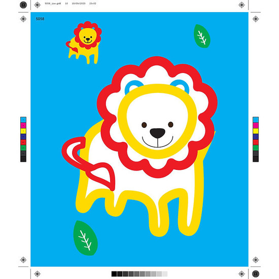 Természet - Vastag kontúros színező füzet - Kiddo Books
